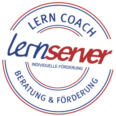 Logo von Lernserver mit den Worten "Lern Coach, individuelle Förderung, Beratung & Förderung".